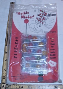 ALLIANCE INDUSTRIES MARBLE MINDER TOY HOLDER SET NEW ON CARD - Picture 1 of 3