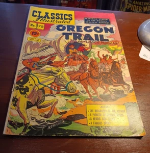 Clásicos Ilustrados 72 Oregon Trail Difícil de Encontrar 1950 Segunda Impresión Edad de Oro G+ - Imagen 1 de 7