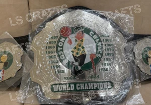 Boston Celtics 2024 NBA Champions Championship Belt Adult Size 2mm Brass - Picture 1 of 5