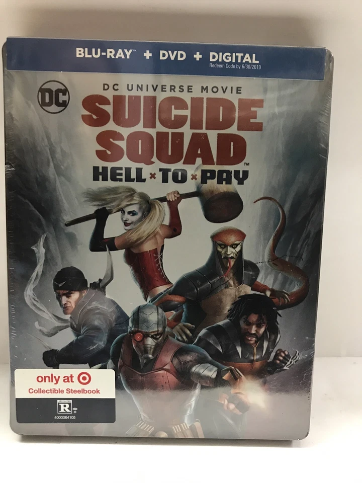 DC Universe Suicide Squad Hell to Pay Blu Ray DVD Target Steelbook