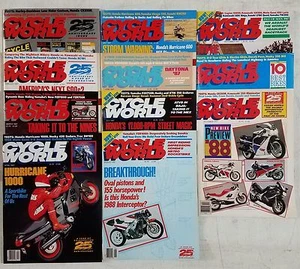 Cycle World Magazine 1987 - fast vollständiges Jahr - 11 komplette Ausgaben - Bild 1 von 1