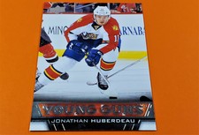 13-14 UD UPPER DECK JONATHAN HUBERDEAU #222 YOUNG GUNS ROOKIE HIGH GRADE SP RC 1