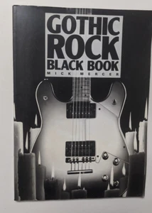 GOTHIC ROCK BLACK BOOK Mick Mercer UK  BOOK 1988 omnibus press - Picture 1 of 5
