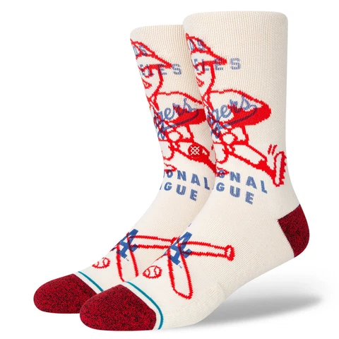 2023 Los Angeles Dodgers "Hey Batter" Stance MLB Baseball Socks Large Men's 9-13 Cover