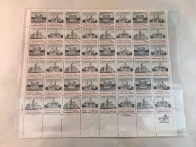 US Scott # 1779-1782 - ARCHITECTURE - Sheet of 48 - 1979 - Image 1 of 4
