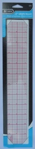 Westcott B-70, Beveled Edge Plastic Ruler 2" X 12" - Picture 1 of 1