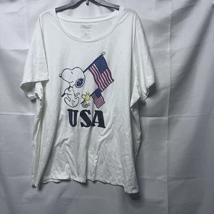 Snoopy USA T-Shirt Größe 4xl Damen - Bild 1 von 6