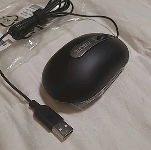 Asus Optical Wired Computer Mouse USB Model AM1D Rare New/ Unused - Picture 1 of 6