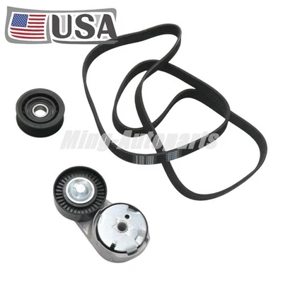 Serpentine Belt Drive Component Kit fits Dodge Challenger Chrysler 300 Jeep 3.6L - Image 1 of 4