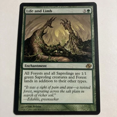 Magic The Gathering Life and Limb Planar Chaos Regular Rare - Image 1 of 2