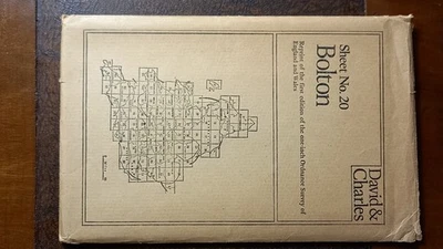 David & Charles, OS Sheet Map, 1st Edition Reprint, Bolton (No. 20) - Image 1 of 4