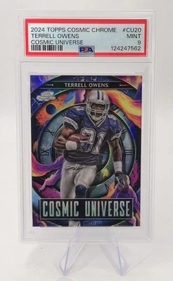 2024 Topps Cosmic Chrome Terrell Owens Cosmic Universe PSA 9 MINT SSP #CU20 🔥 - Image 1 of 3