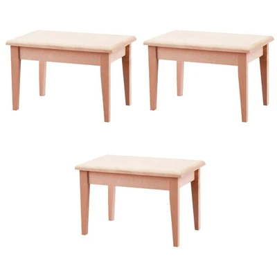  3 stücke 1/12 Mini Schreibtisch Simuliert Tisch Spielzeug Fotografie Layout - Bild 1 von 4