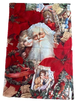 "Bandera nostálgica de Navidad victoriana Toland por diseño Cynthia Hart GRANDE 34""x24""" Foto 1 de 4