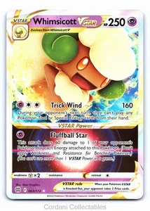 Whimsicott VSTAR 065/172 - Brilliant Stars - Pokemon Card - Near Mint - Picture 1 of 2