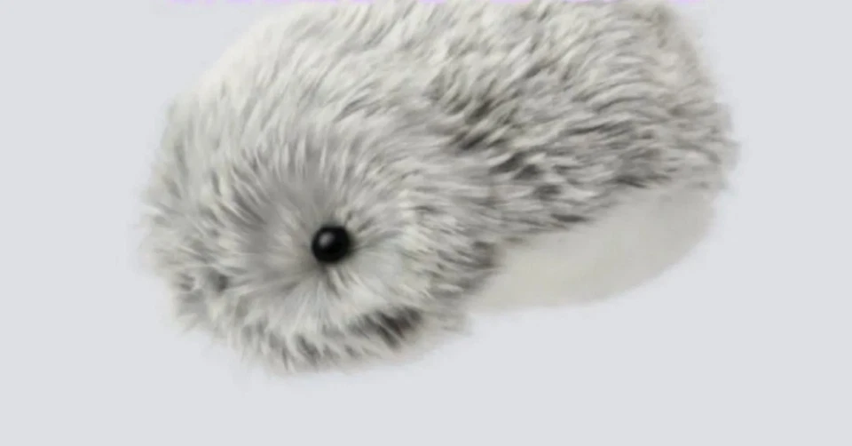 CASIO Moflin PE-M10SR AI Kommunikation Haustier Roboter Silber Plüschtier