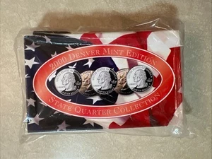 2000- US MINT STATE QUARTERS PHILADELPHIA DENVER PLATINUM GOLD EDITION UNOPENED - Picture 1 of 7
