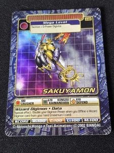Sakuyamon ST-169 Holo Foil Digimon Digi Battle Card Game Bandai - Picture 1 of 6