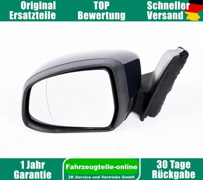 Ford Focus III Dyb E9024550 Specchietto Laterale SX Grigio Bmzewwa - Immagine 1 di 4