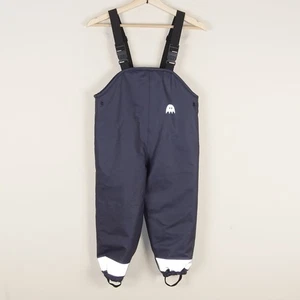 Stutterheim Winter Waterproof Shell Bib Blue Pants Kids Sz 6 - 7 - Picture 1 of 13