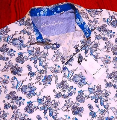 ROBERT GRAHAM MENS AUTHENTIC BRAND NEW ORIGINAL DRESS SHIRT Size 2XL, NWT - Image 1 of 4