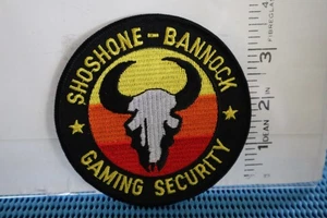 tribal indian police patch SHOSHONE BANNOCK GAMING SECURITY POLICE  IDAHO - Picture 1 of 1