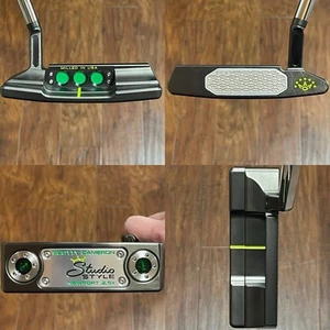 Scotty Cameron Studio Style Newport 2.5 + Putter - New - Xtreme Dark Finish -GRN - Picture 1 of 10