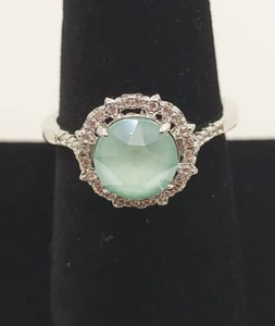 Duftschmuck Aqua Stein Ring Größe 8,5 - Bild 1 von 5