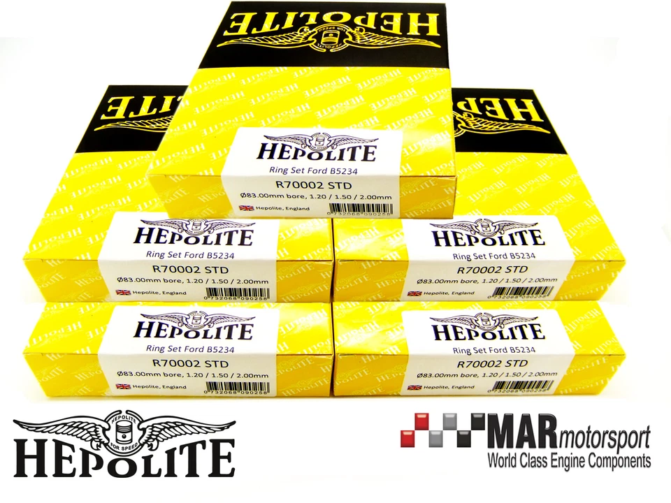 Juego de anillos de pistón para motor Ford FOCUS ST, S-MAX 2.5 Turbo 5 cilindros, HYDA Foto 1 de 1