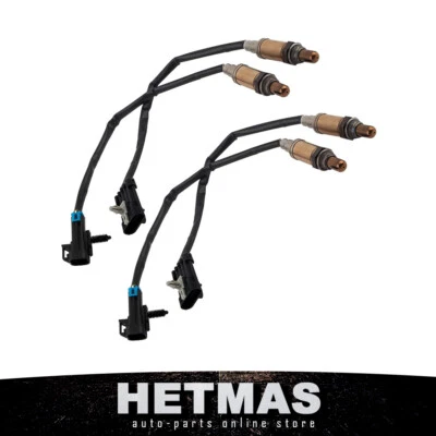 4Pcs 234-4012 234-4018 Oxygen O2 Sensor Upstream+Downstream for 96-02 Chevy GMC - Image 1 of 4
