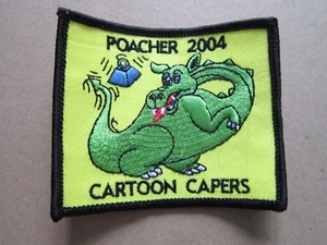 Cartoon Capers Poacher 2004 Cloth Patch Badge Boy Scouts Scouting L3K E - Picture 1 of 2