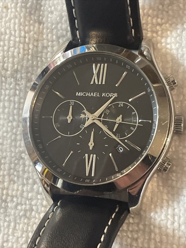 Orologio Michael Kors Argento Lexington Mk 8305 Spedizione Mondiale!