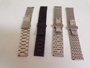 4 Uhrenarmbänder Edelstahl 24 mm - Bild 1 von 2