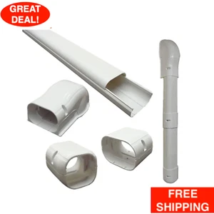 Cover Kit For Air Conditioner & Heat Pump Line Sets Ductless Mini Split Central - Picture 1 of 6