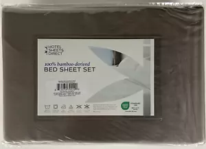 Hotel Sheets Direct 100% Bamboo Viscose King Sheet Set with 2 Pillowcases (Sand) - Picture 1 of 2