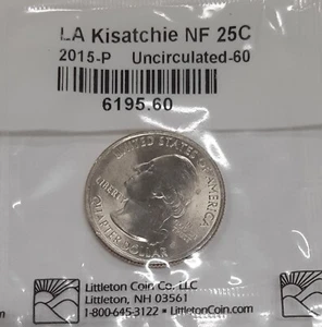 2015-P ATB Kisatchie NF - Louisiana 25C sin circular en embalaje Littleton - Imagen 1 de 2