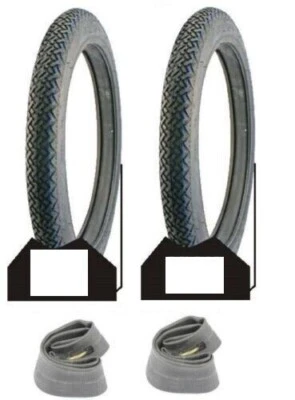 DEESTONE 2 COPERTONI + 2 CAMERE D'ARIA MISURA 2 - 1/2 - 16 PER GARELLI VIP 50