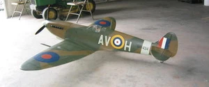 Escala Spitfire 64 pulgadas Escala gigante RC AIrplane Planos impresos - Imagen 1 de 6