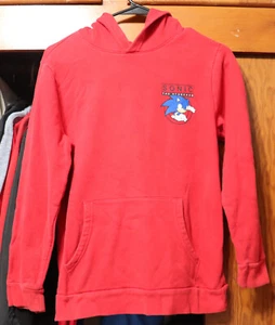 Old Navy Sonic The Hedgehog Red Pullover Hoodie Youth Extra Large YXL (14-16) - Picture 1 of 7