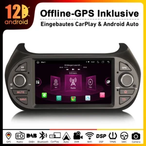 64GB Android Auto 13 Autoradio GPS für Fiat Fiorino Citroen Nemo Peugeot Bipper - Bild 1 von 22