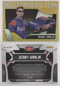 2018 Certified All-Certified Team Gold /49 Denny Hamlin #ACT18