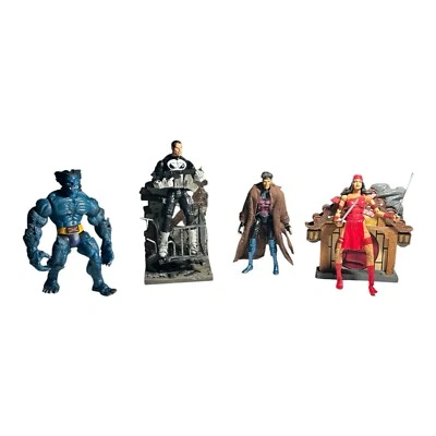 Lote de figuras de acción Toy Biz Marvel Legends Serie IV 2003 conjunto completo serie 4 Foto 1 de 4