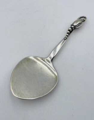 Georg Jensen Denmark Antique Sterling Silver Magnolia Blossom Tomato Server #84 - Image 1 of 4