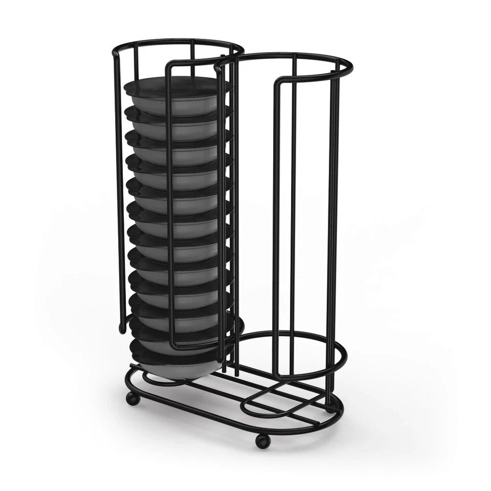 Porte-capsules de café pour Tassimo, support pour 26 caps., noir mat - Photo 1/1