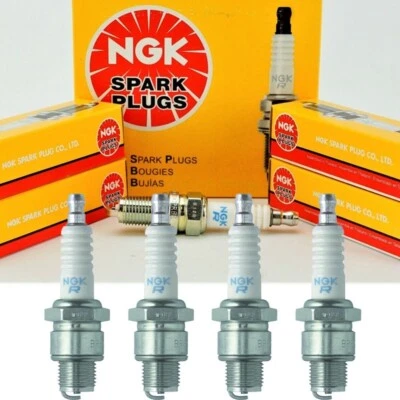 Bujía estándar NGK genuina 4 piezas para Chevy/Aston Martin/Volkswagen Foto 1 de 4