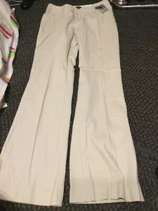 MOSSIMO Sz 4 pants womens khaki tan(Oyster) chino low rise Stretch chinos NWT - Picture 1 of 6