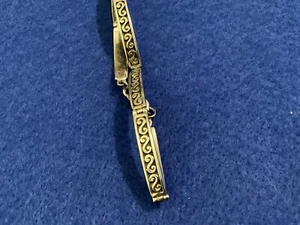 VINTAGE STERLING SILVER HINGED BRACELET - Picture 1 of 8