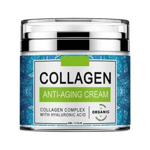Collgagen Face Moisturizer Cream Day & Night Anti-Aging 1.7 Fl Oz - Picture 1 of 9
