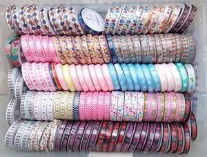 Precut Grosgrain Ribbon 10mm wide TV Cartoon Children 2m To Clear - Picture 1 of 53