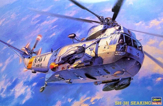 Hasegawa 1/48 SH-3H Seaking Plastic Model Kit - Immagine 1 di 1